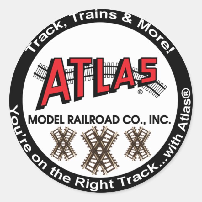 Atlas Sticker - Round (Front)