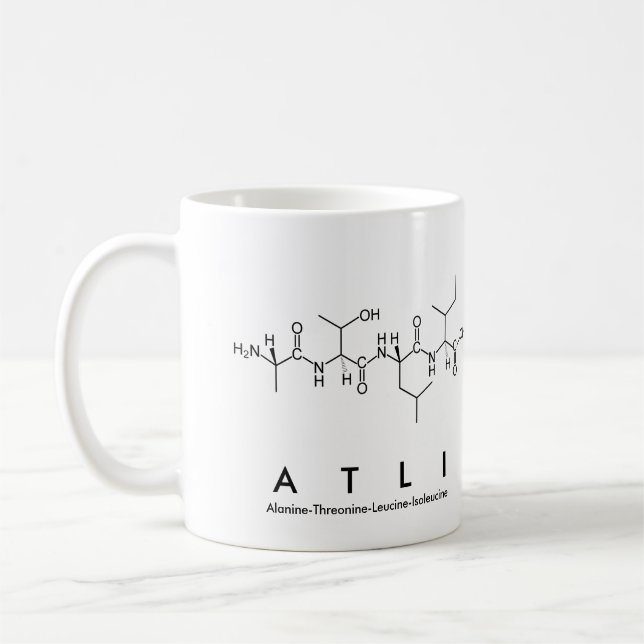 Atli peptide name mug (Left)