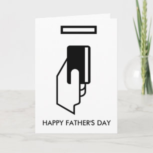 ATM, HAPPY FATHER'S DAY CARD