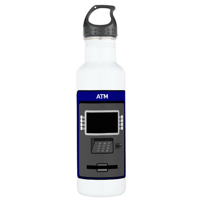 ATM Machine 710 Ml Water Bottle (Front)