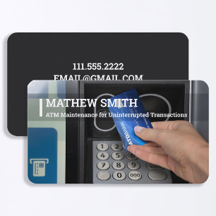 ATM Maintenance Business Card