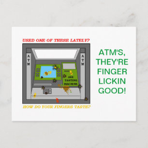 ATM TASTING CLUB POSTCARD