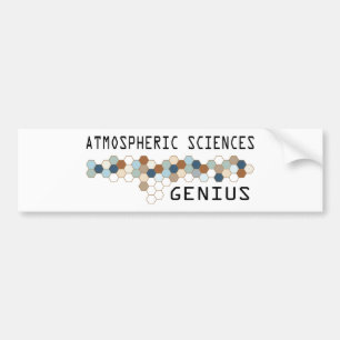 Atmospheric Sciences Genius Bumper Sticker