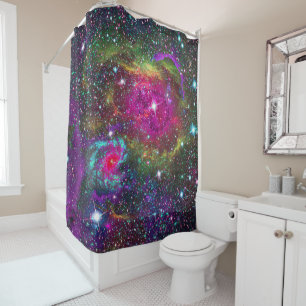 Atmospheric Star Field Shower Curtain