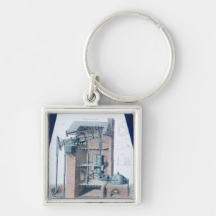 Atmospheric Steam Engine Key Ring