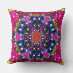 Atmospheric Stellar Kaleid Cushion
