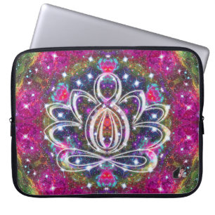 Atmospheric Zen Lotus Laptop Sleeve
