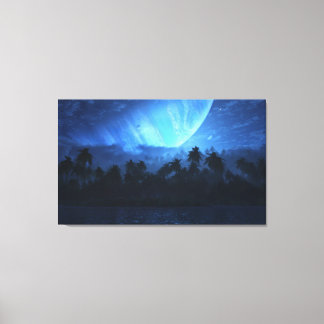Atoll (Night) Canvas Print