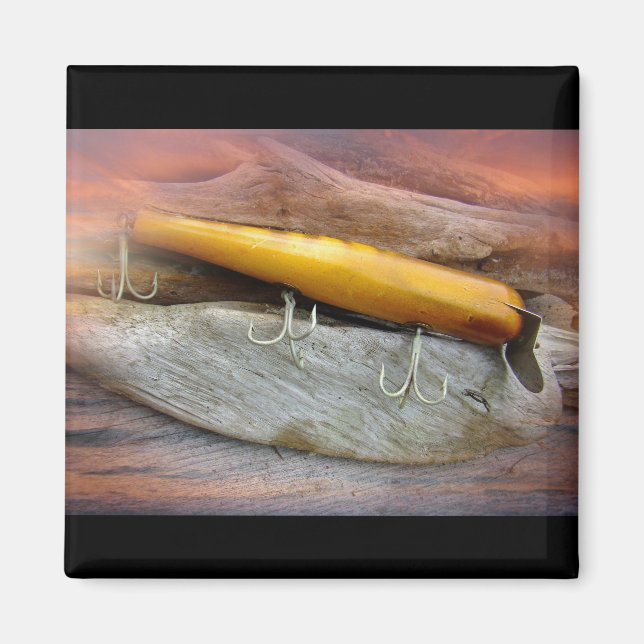 Atom A40 Vintage Saltwater Fishing Lure Magnet (Front)