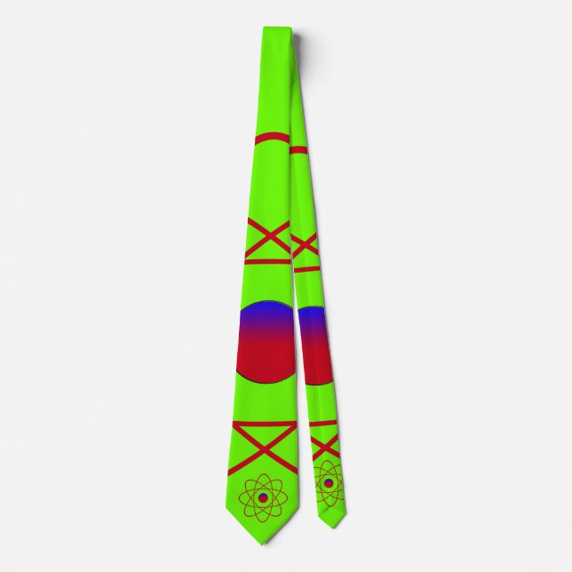 Atom Green Tie (Front)