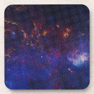 Atom Pattern Coaster