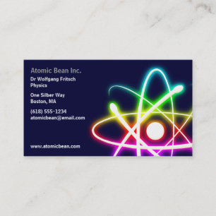 Atom Scientist Business Card