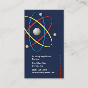 Atom - Scientist Business Card