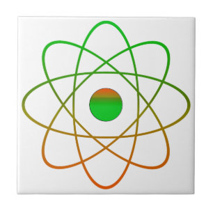 Atom Small (4.25" x 4.25") Ceramic Photo Tile