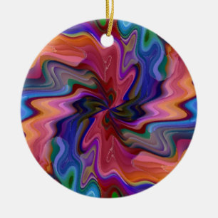 Atom Smashing Ceramic Tree Decoration