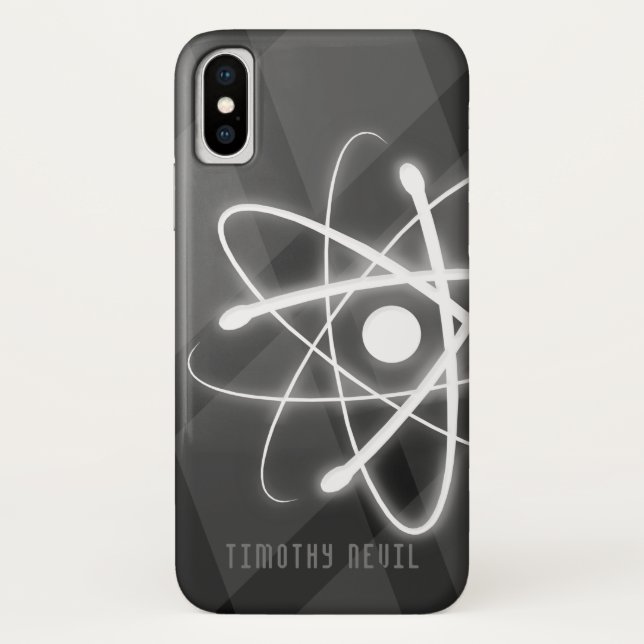 Atom Symbol | Science Rules Case-Mate iPhone Case (Back)