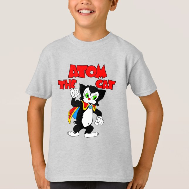 Atom the Cat Character t-shirt (Front)