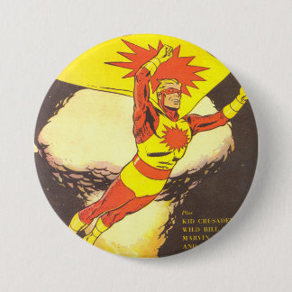 Atoman vintage comics 7.5 cm round badge