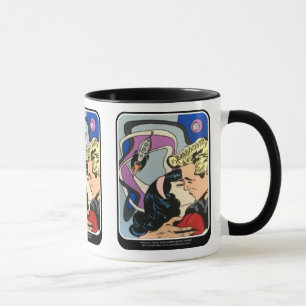 Atomic Abstract the Kiss Goodbye painting on a Mug