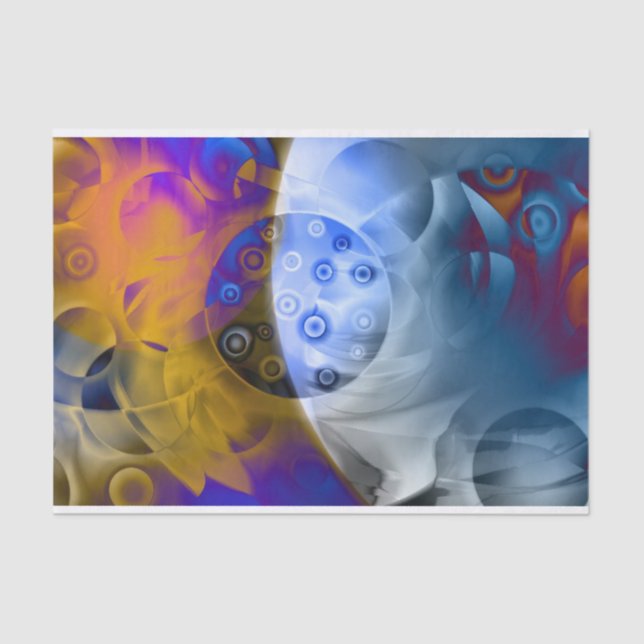 atomic abstract tissue paper (Front)