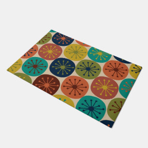 Atomic Age Dots Retro Mid Century Modern Doormat