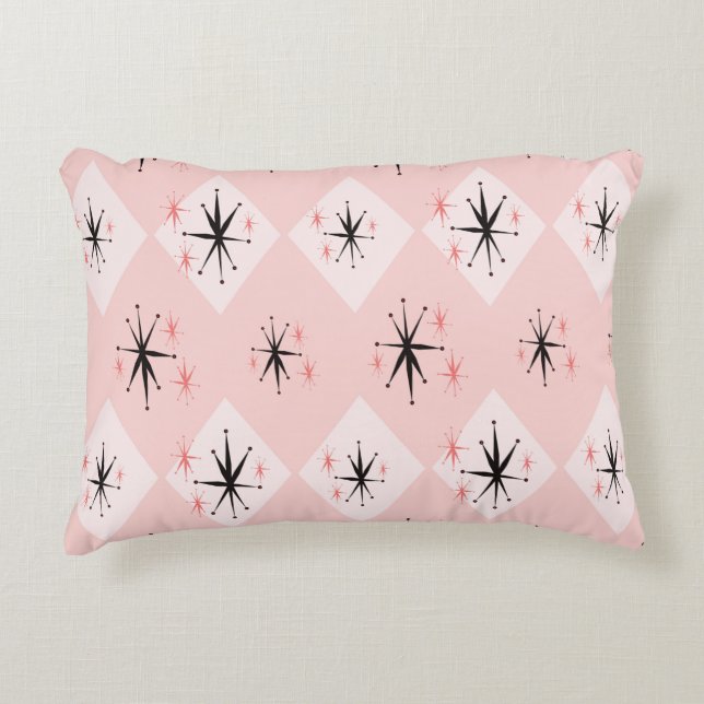 Atomic age starburst seamless pattern inspired by  decorative cushion (Front)
