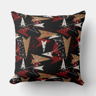 Atomic Arrows   Mid-Century Modern   Fifties Style Cushion