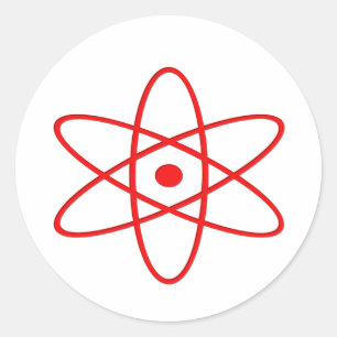 Atomic Blast Classic Round Sticker
