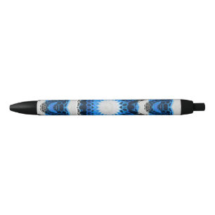 Atomic Blue Black Ink Pen
