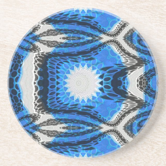 Atomic Blue Coaster (Front)