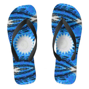Atomic Blue Flip Flops
