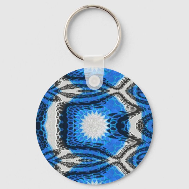 Atomic Blue Key Ring (Front)