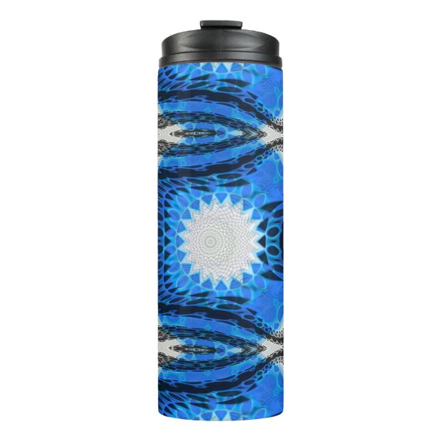 Atomic Blue Thermal Tumbler (Front)