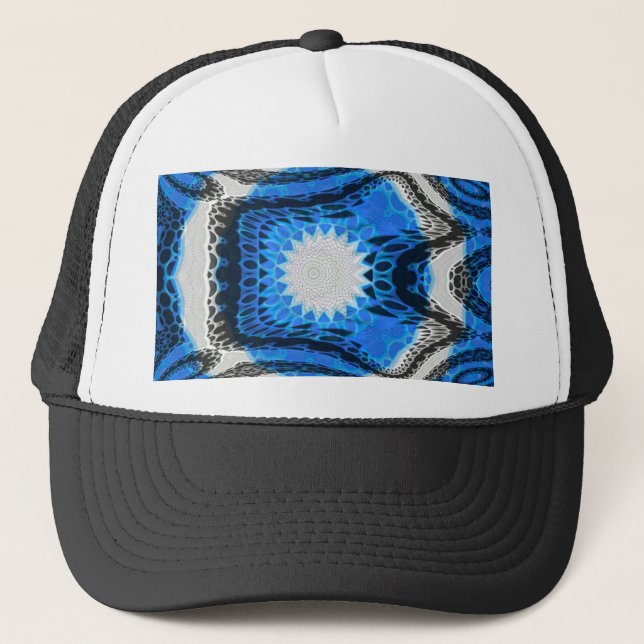 Atomic Blue Trucker Hat (Front)