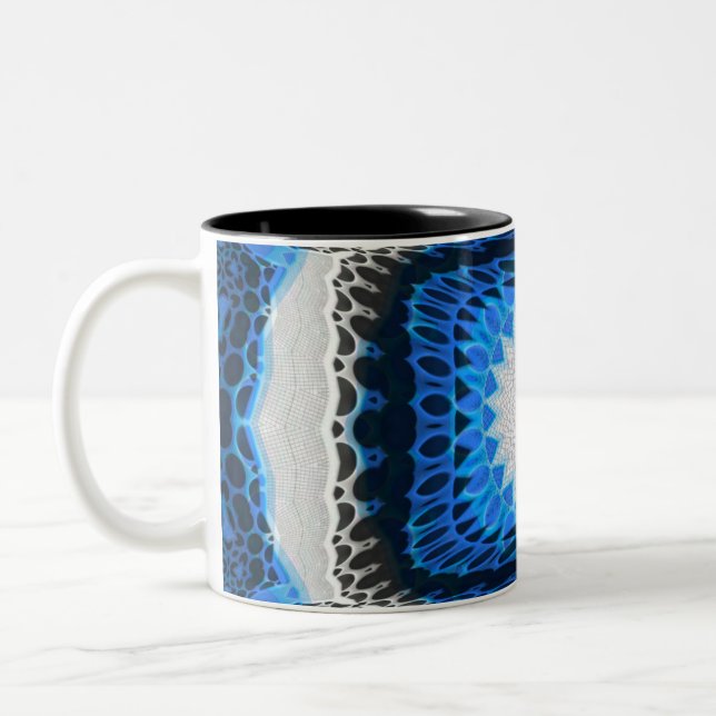 Atomic Blue Two-Tone Coffee Mug (Left)