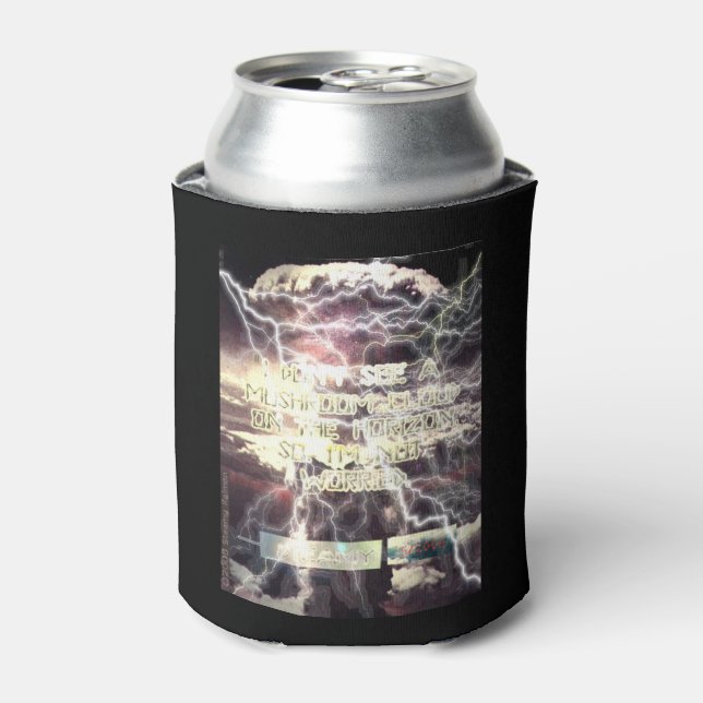Atomic Bomb black can cooler (Can Front)