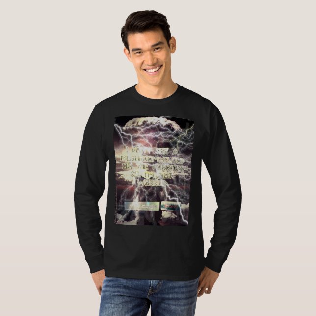Atomic Bomb black long sleeve shirt (Front Full)