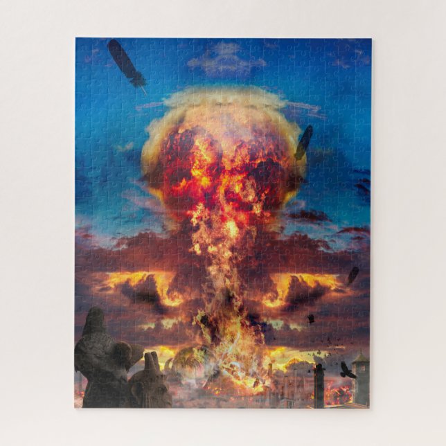 ATOMIC BOMB DESTROYER OF WORLDS JIGSAW PUZZLE (Vertical)
