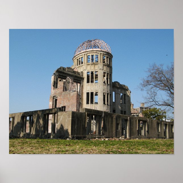 Atomic Bomb Dome, Hiroshima, Japan Poster (Front)