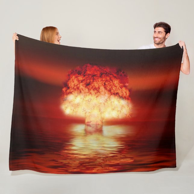 ATOMIC BOMB FLEECE BLANKET (In Situ)