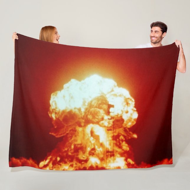ATOMIC BOMB FLEECE BLANKET (In Situ)