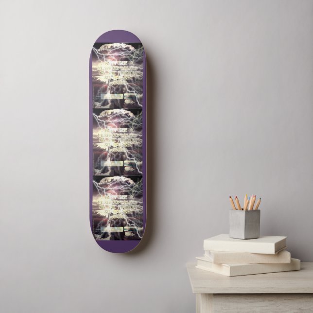 Atomic Bomb skateboard version 2 (Wall Art)