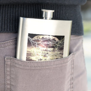Atomic Bomb stainless steel flask