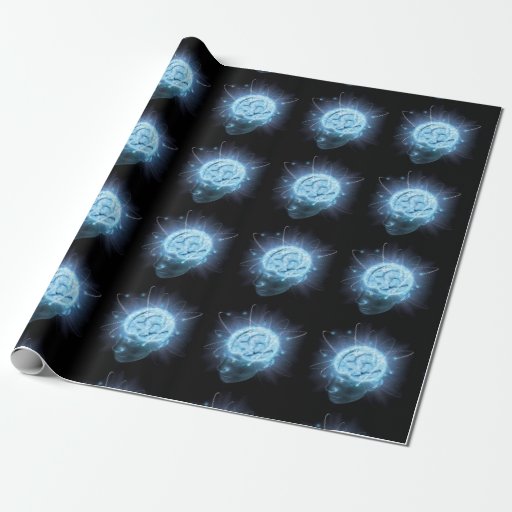 Image of Atomic Brain Wrapping Paper