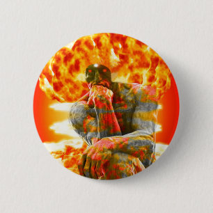 Atomic Brainstorm 6 Cm Round Badge