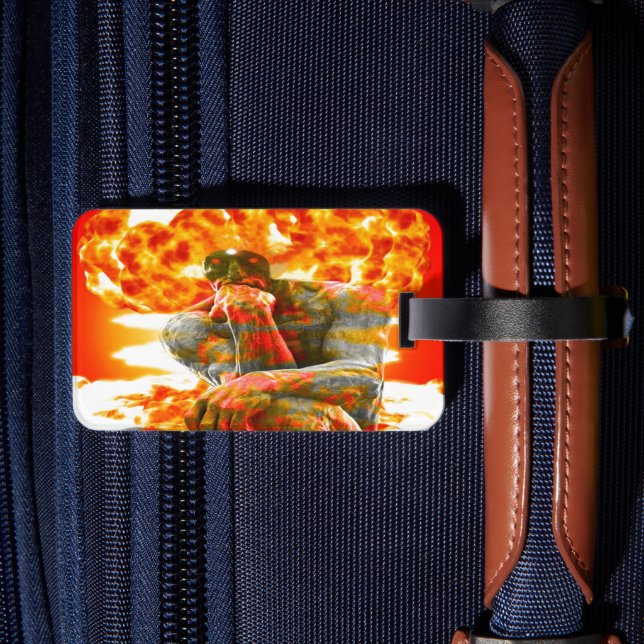 Atomic Brainstorm Luggage Tag (Back Insitu 2)