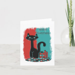 Atomic Cat Christmas Card