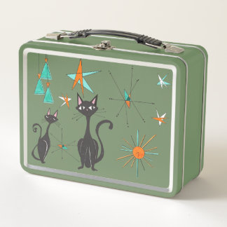 Atomic Cats Metal Lunchbox
