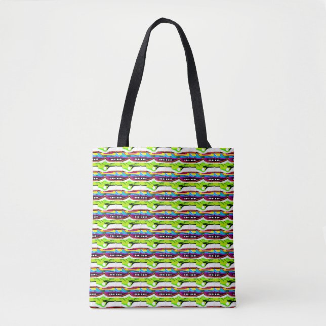 Atomic chains tote bag (Front)