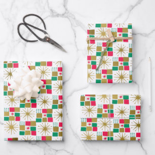 Atomic Christmas  Wrapping Paper Sheet
